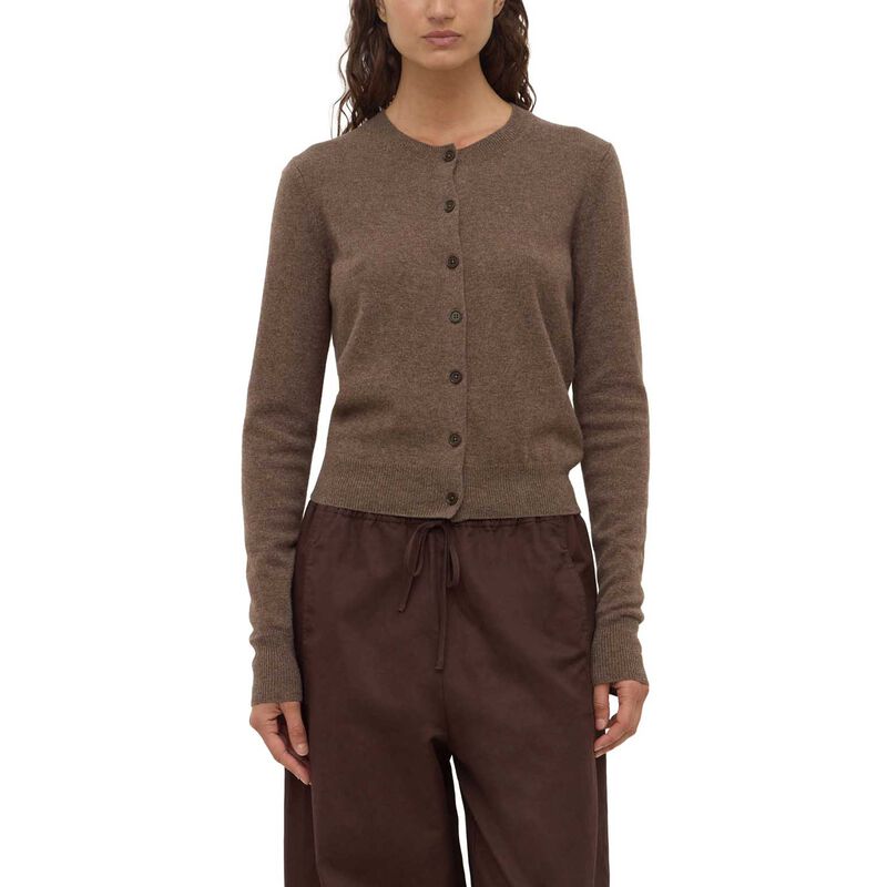 Assembly Label Benny Knit Cardigan Cocoa Marle image number 0